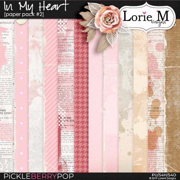 In My Heart Paper Pack #2