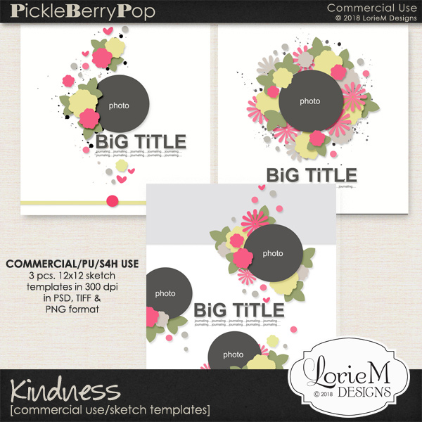 Kindness Sketch Templates