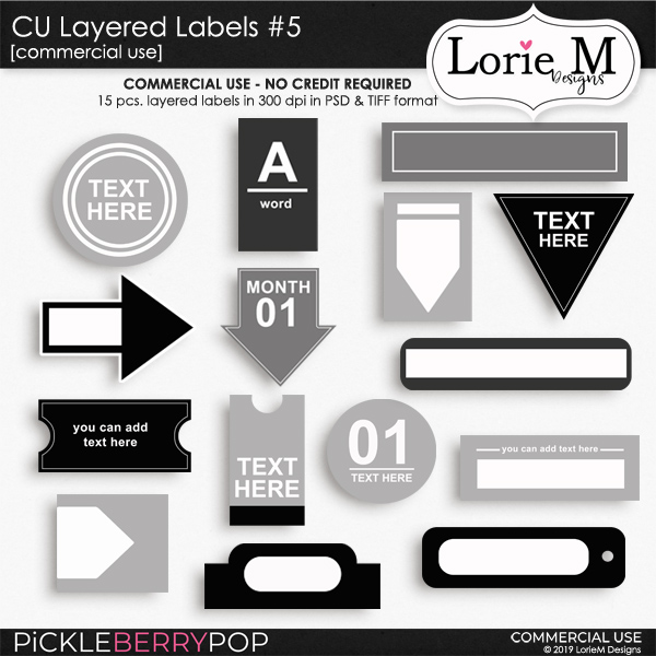 CU Layered Labels #5