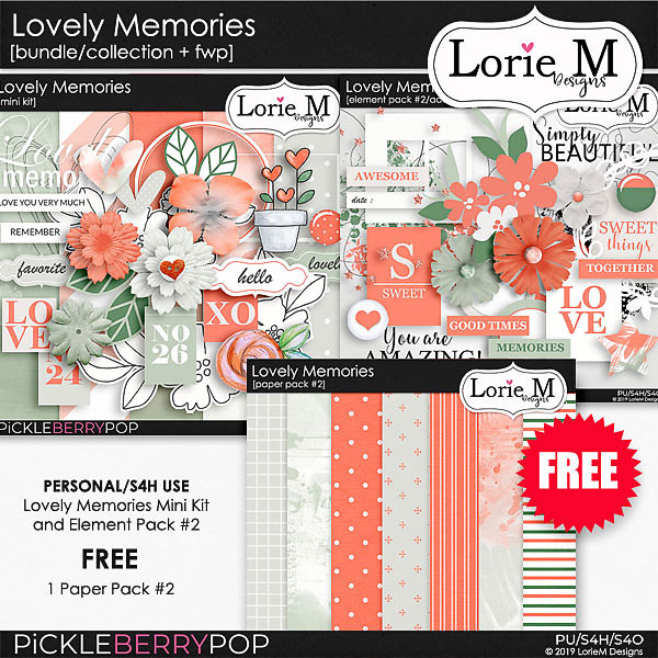 Lovely Memories Bundle/Collection + FWP