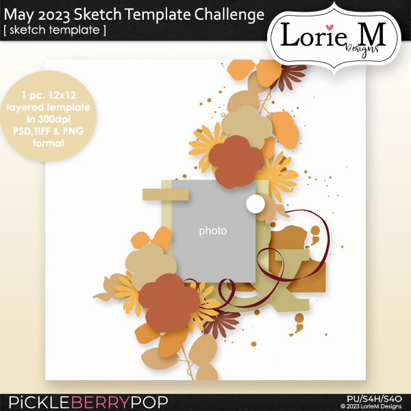 May 2023 Sketch Template Challenge