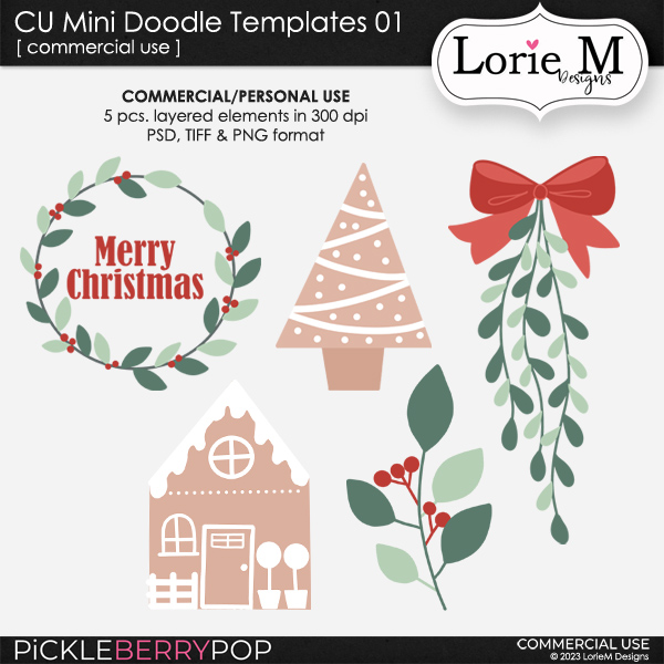 CU Mini Doodle Templates 01