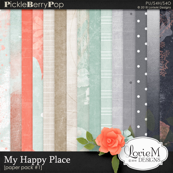 My Happy Place Paper Pack #1