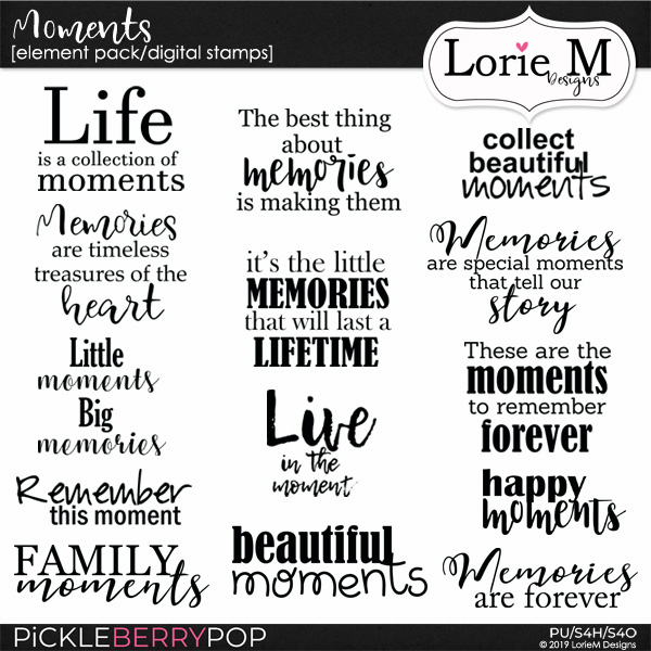 Moments Digital Stamps