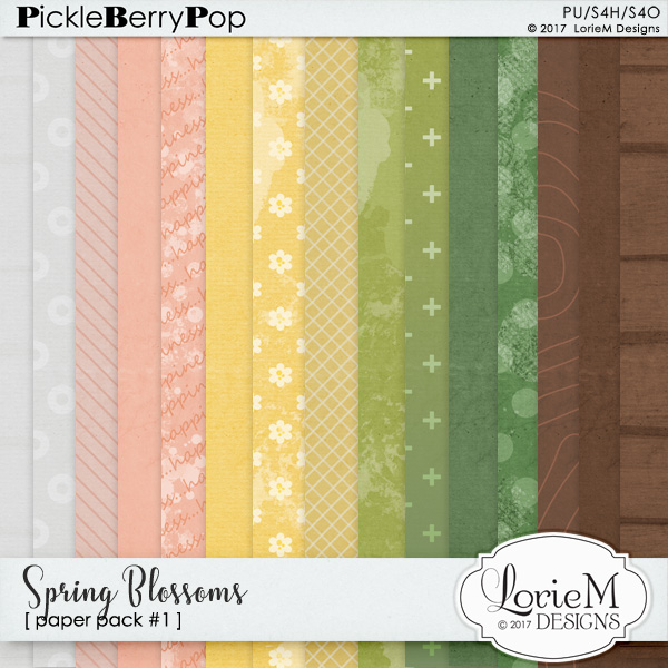 Spring Blossoms Paper Pack #1