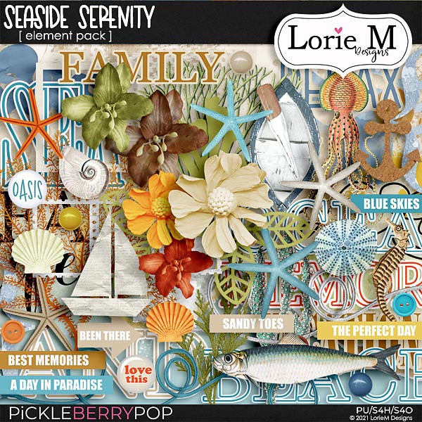 Seaside Serenity Element Pack