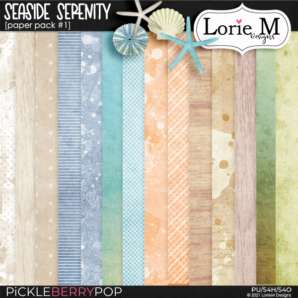 Seaside Serenity Paper Pack #1