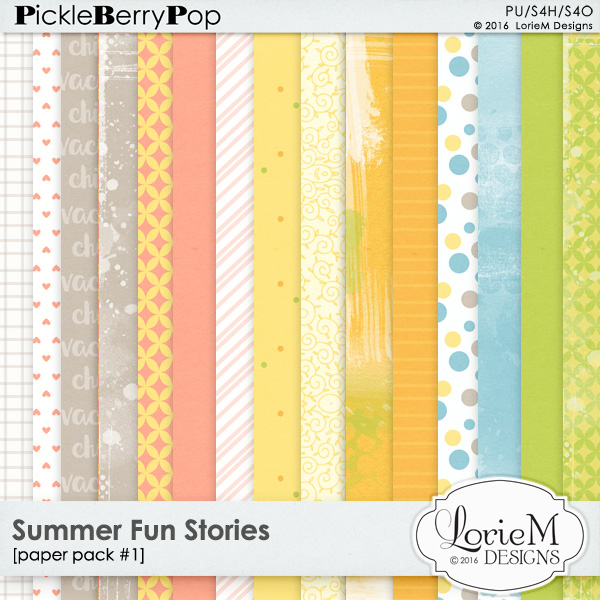 Summer Fun Stories Paper Pack #1