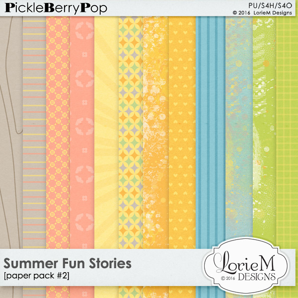 Summer Fun Stories Paper Pack #2