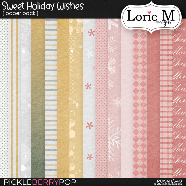 Sweet Holiday Wishes Paper Pack