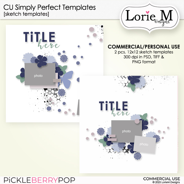 CU Simply Perfect Sketch Templates