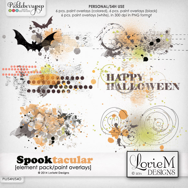 Spooktacular Paint Overlays