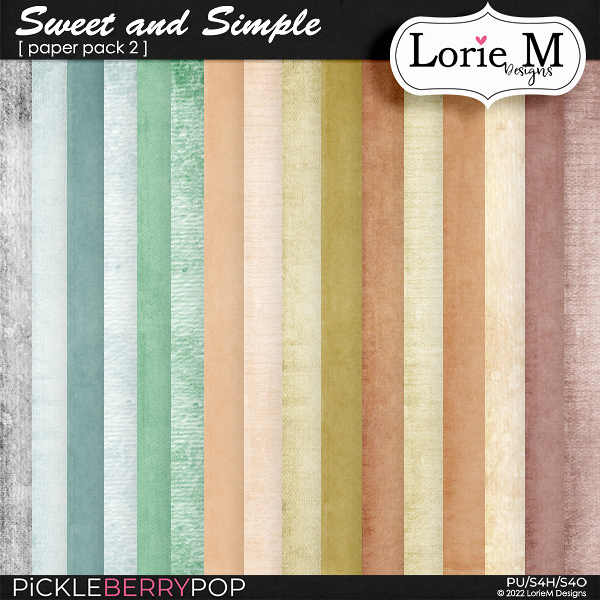 Sweet and Simple Paper Pack 2