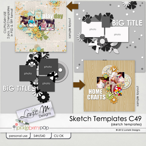 Sketch Templates Collection 49 (CU/PU/S4H USE)