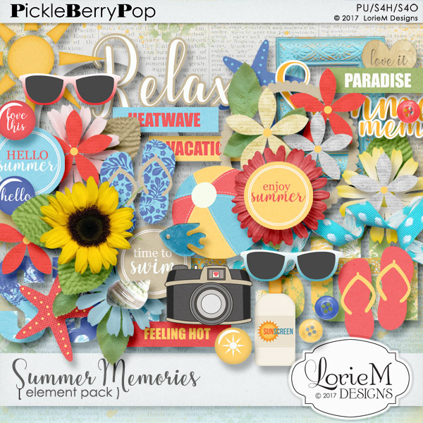 Summer Memories Element Pack