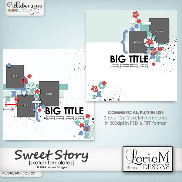 Sweet Story Sketch Templates