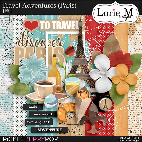 Adventuring Travel Scrapbook Kit