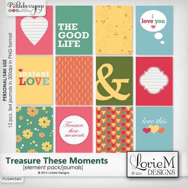 Treasure These Moments Journals