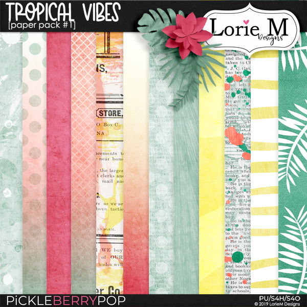 Tropical Vibes Paper Pack #1