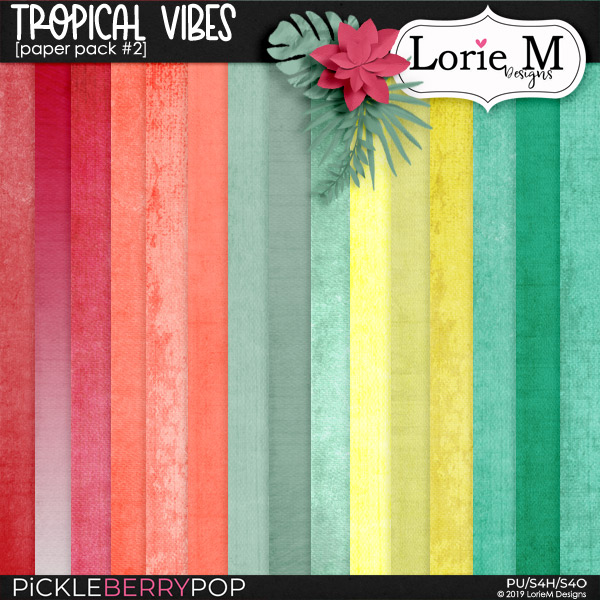 Tropical Vibes Paper Pack #2