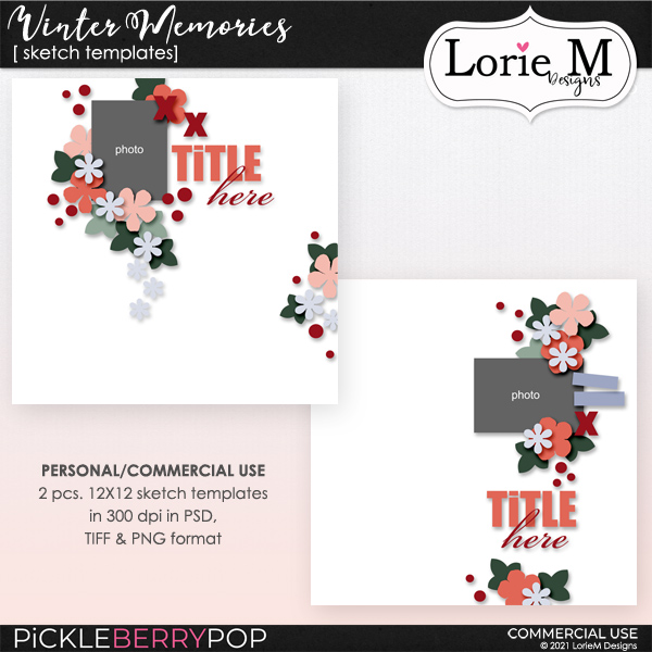 Winter Memories Sketch Templates