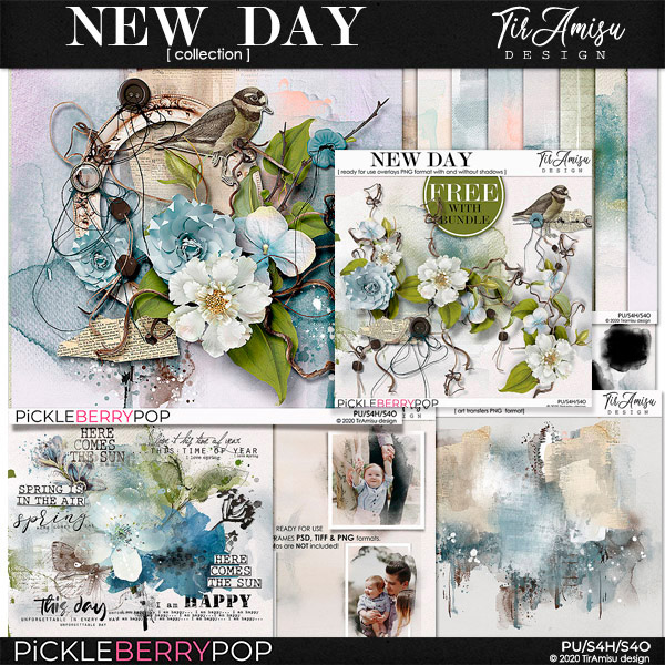 New Day ~ Bundle Plus Free Gift by TirAmisu design 