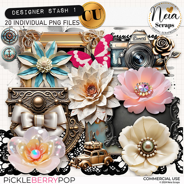 Designer Stash 1 - CU - by Neia Scraps