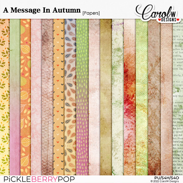 A Message In Autumn-Paper Pack