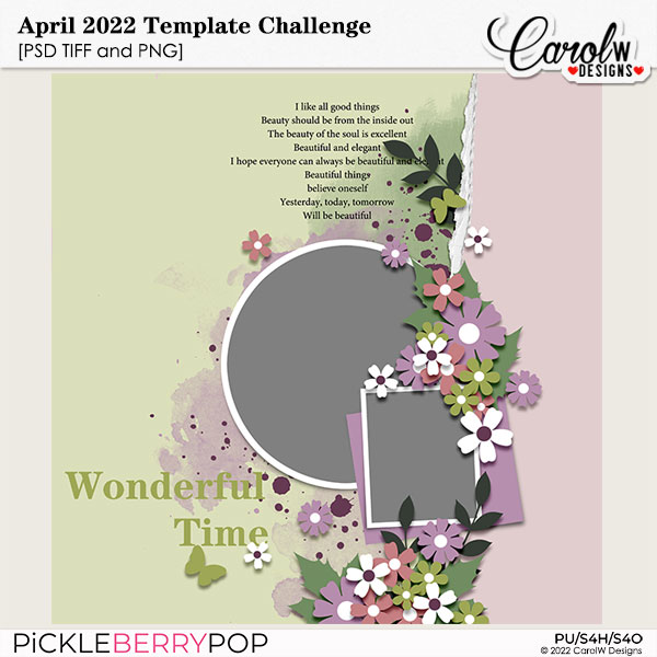 April 2022 Template Challenge