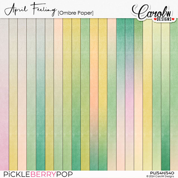 April Feeling-Ombre Paper by CarolW Designs