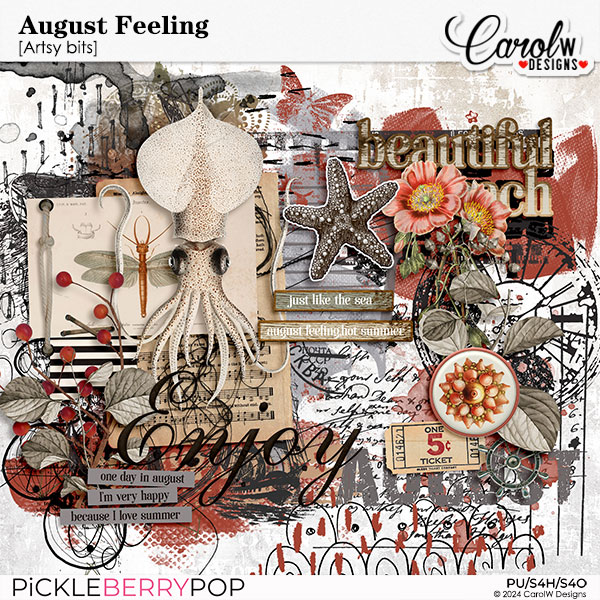 August Feeling-Artsy bits