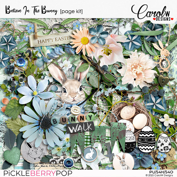 Believe In The Bunny-Page Kit