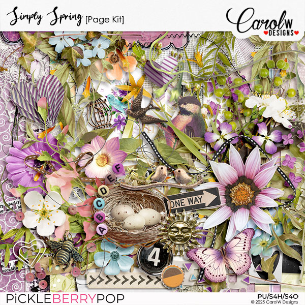 Simply Spring-Page Kit
