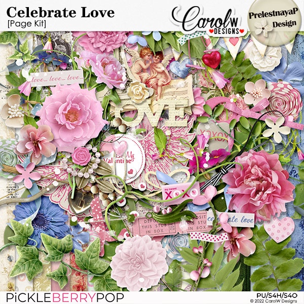 Celebrate love Kit by PrelestnayaP Design and CarolW Designs