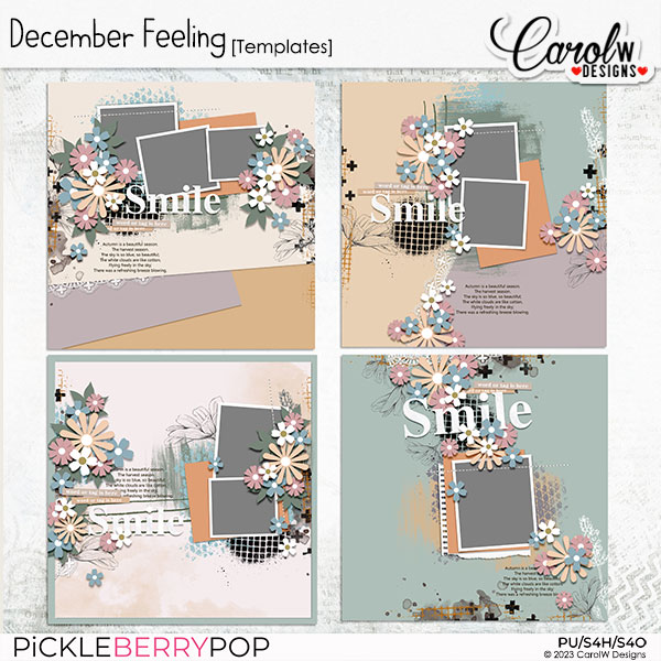 December Feeling-Templates