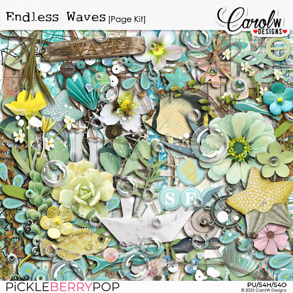 Endless Waves-Page Kit