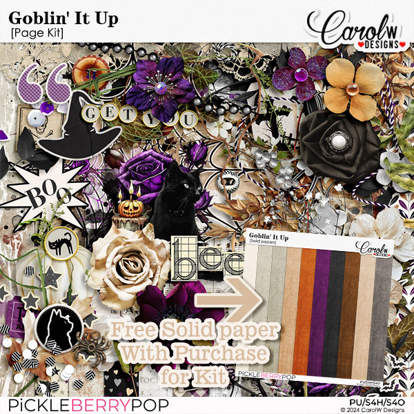 Goblin' It Up-Page Kit