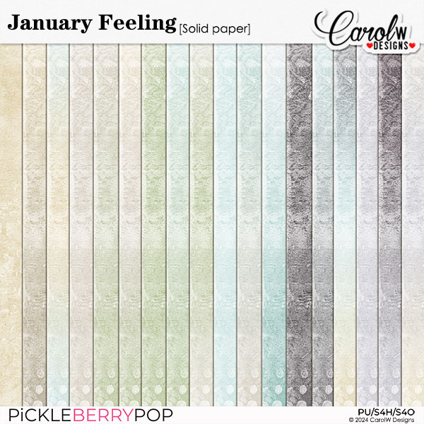 January Feeling-Solid papers