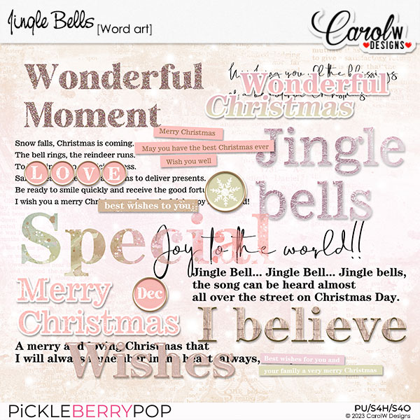 Jingle Bells-Word art