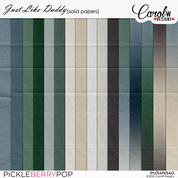 Just Like Daddy-Solid papers