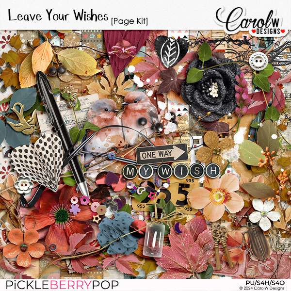 Leave your wishes-Page Kit