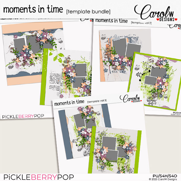 Moments In Time-Template Bundle