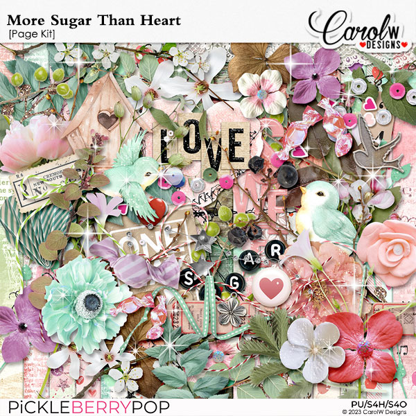 More Sugar Than Heart-Page Kit