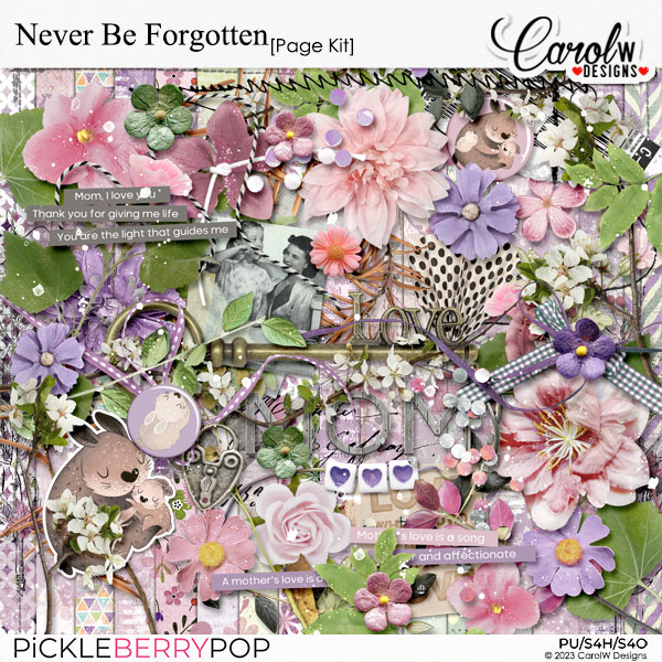 Never Be Forgotten-Page Kit