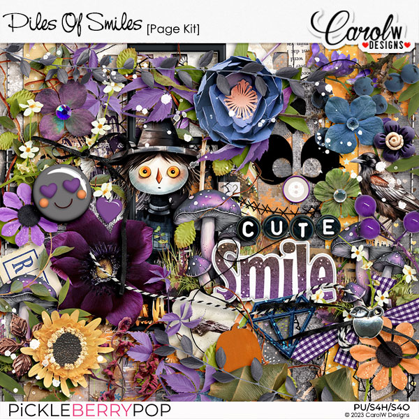 Piles Of Smiles-Page Kit