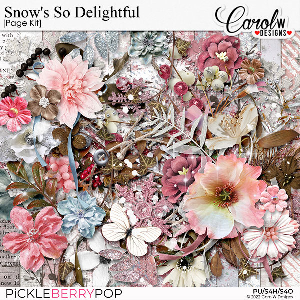 Snow's So Delightful-Page Kit