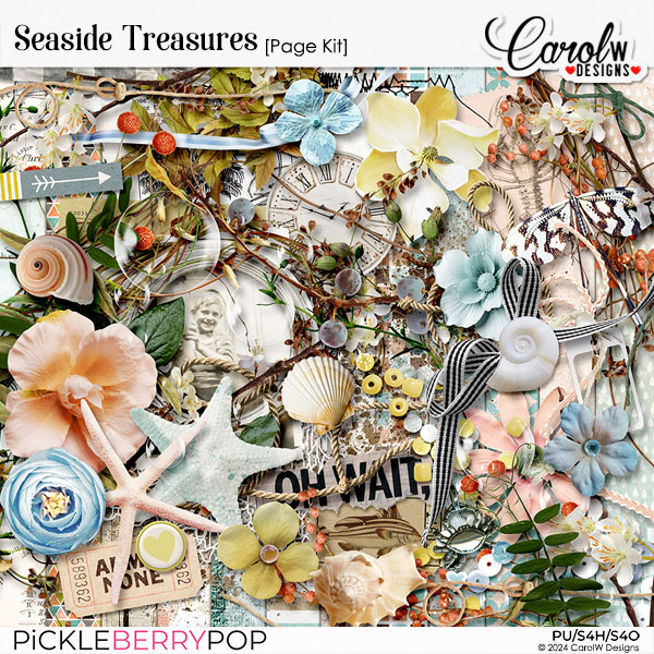 Seaside Treasures-Page Kit