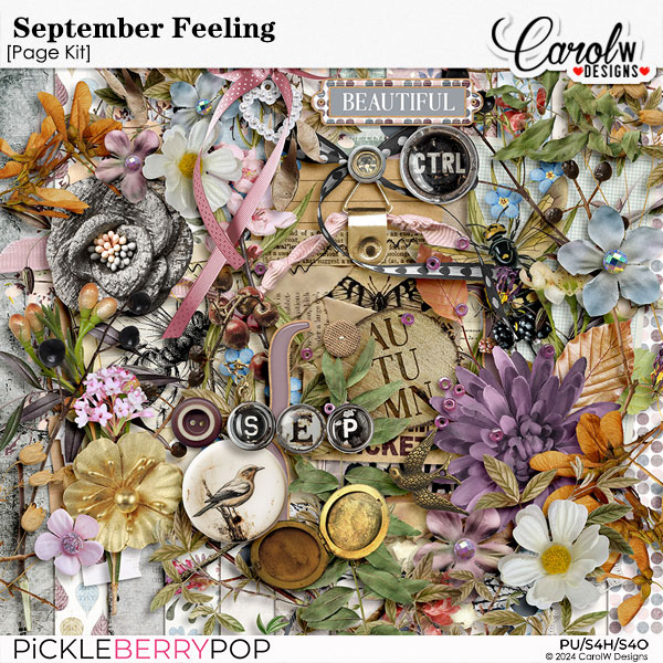 September Feeling-Page Kit