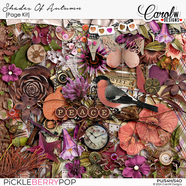 Shades Of Autumn-Page Kit