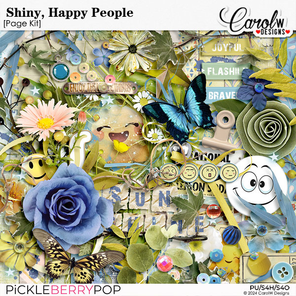 Shiny, Happy People-Page Kit